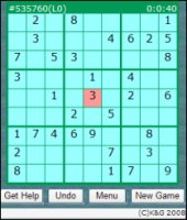 K&G Sudoku Widget