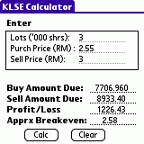 KLSE Calculator