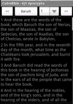 King James Version Apocrypha (KJVA) - CadreBible Book