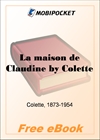 La maison de Claudine for MobiPocket Reader