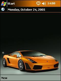 Lamborghini Gallardo GT3 2 OVR Theme for Pocket PC