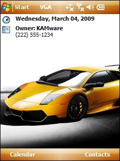 Lamborghini LP670-4 2 Theme for Pocket PC