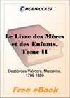 Le Livre des Meres et des Enfants, Tome II for MobiPocket Reader