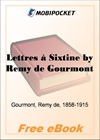 Lettres a Sixtine for MobiPocket Reader