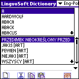 LingvoSoft Dictionary English - Polish for Palm OS