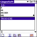 LingvoSoft Dictionary German - French for Palm OS