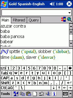 LingvoSoft Free Talking Dictionary English - Spanish for Pocket PC