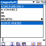 LingvoSoft Talking Dictionary 2006 German - Hungarian for Palm OS