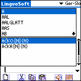 LingvoSoft Talking Dictionary 2006 German - Slovak for Palm OS