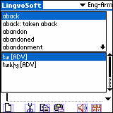LingvoSoft Talking Dictionary English - Armenian for Palm OS
