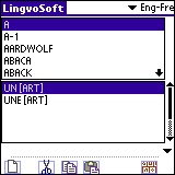 LingvoSoft Dictionary English - French for Palm OS