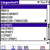 LingvoSoft Dictionary French - Polish for Palm OS