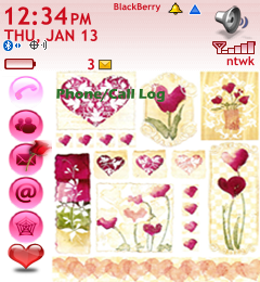 Love / Valentine Theme for BlackBerry