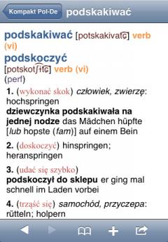 MSDict Compact Polish Dictionary (iPhone/iPad)