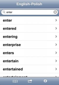 MSDict English-Polish Dictionary (iPhone/iPad)