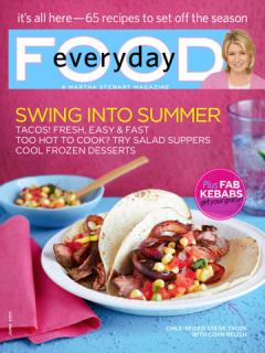 Martha Stewart Everyday Food Magazine