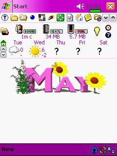 May Animated Theme for Pocket PC