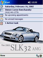 Mercedez SLK32 AMG Theme for Pocket PC