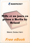 Mille et un jours en prison a Berlin for MobiPocket Reader
