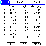 Model Airplane Weight & Balance