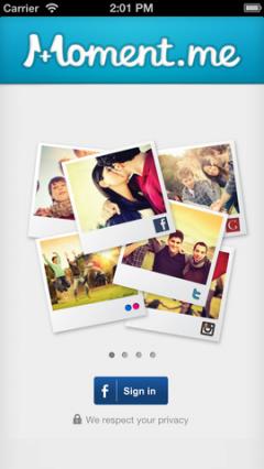 Moment.me for iPhone/iPad 3.