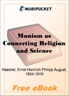 Monism as Connecting Religion and Science for MobiPocket Reader
