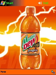 Mountain Dew LiveWire Theme for Pocket PC