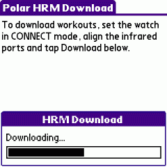 MySportTraining Polar for Palm OS