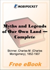 Myths and Legends of Our Own Land, Complete for MobiPocket Reader