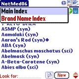 Natural Medicines Comprehensive Database 2009 (Palm OS)