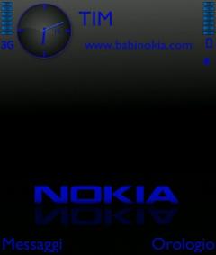Nokia Dark Blue Theme