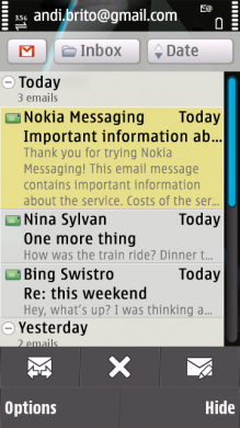 Nokia Messaging for Email