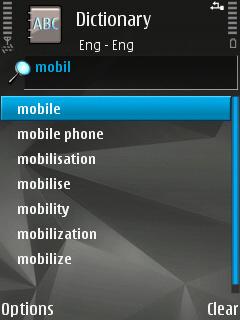 Nokia Mobile Dictionary Chinese Simplified