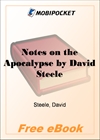 Notes on the Apocalypse for MobiPocket Reader