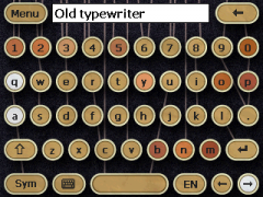 Old Typewriter Skin for SPB Keyboard