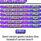 PAjDA Clock
