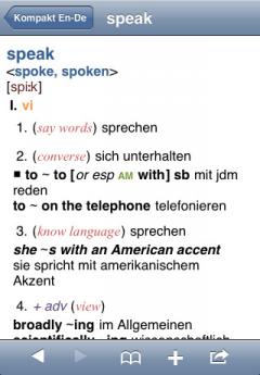 PONS Compact English Dictionary (iPhone/iPad)
