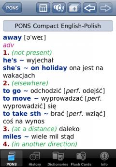 PONS Compact English-Polish Dictionary for iPhone/iPad