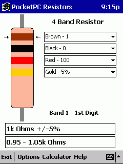 PocketPC Resistors