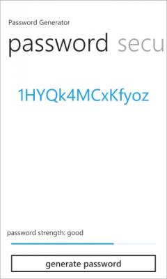 Password Generator (Windows Phone)