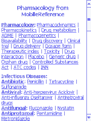 Pharmacology for Palm OS