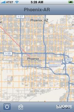 Phoenix (AR, USA) Map Offline