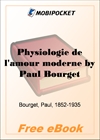 Physiologie de l'amour moderne for MobiPocket Reader