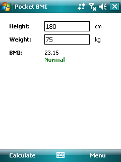Pocket BMI