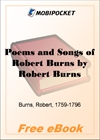 Poems and Songs of Robert Burns for MobiPocket Reader