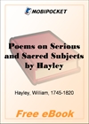 Poems on Serious and Sacred Subjects for MobiPocket Reader
