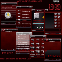 Red Grid Theme