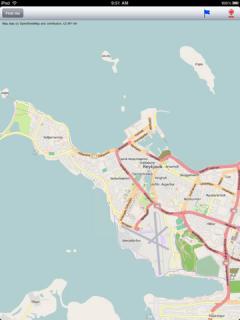 Reykjavik Street Map for iPad