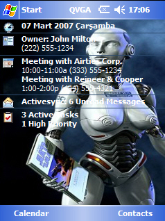 Robottina SPH Theme for Pocket PC
