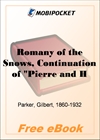 Romany of the Snows - Volume 1 for MobiPocket Reader